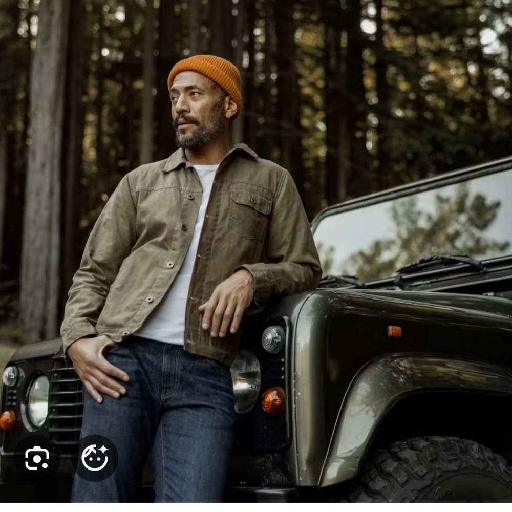 Flint and Tinder Men's Lightweight Waxed Tan Jacket